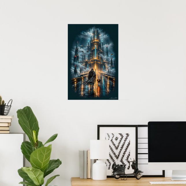 Póster Peregrino de Chrome (Oficina en casa)