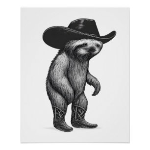 Póster Perezoso Howdy Perezoso