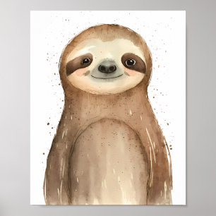Póster Perezoso Lindo