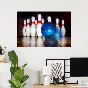 Póster Perfección, Bowling 300 Game, Wall Art