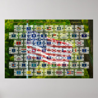 Póster Perfección de Preámbulo - Constitución de Estados 