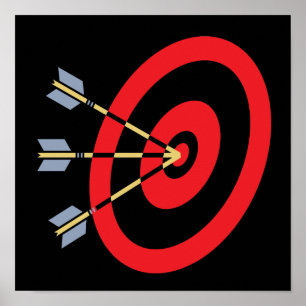 Póster Perfeccione el objetivo