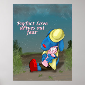 Póster Perfect Love Drives out Fear Tbone poster print