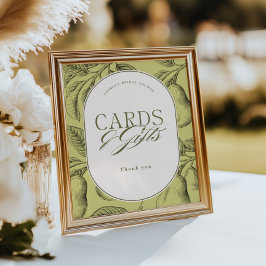 Póster Perfect Pair Bridal Shower Cards Gifts