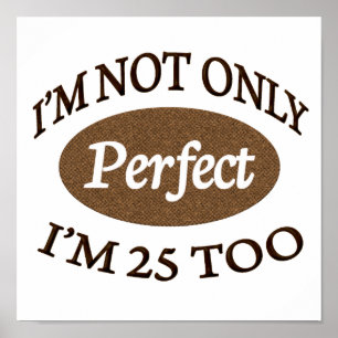 Póster Perfecto 25 años
