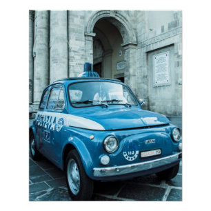 Poster perfecto de coche de época   Fiat 500   Car