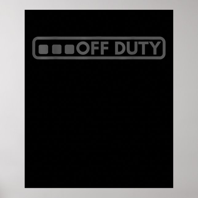 Póster Perfecto De Despido Para La Policía Militar (Frente)