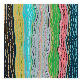 Póster Perfecto de Garabatos Modernos