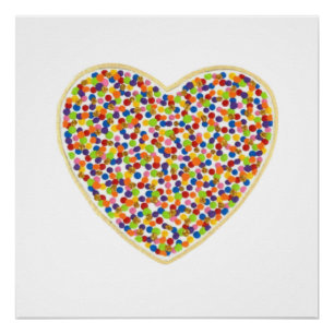 Poster perfecto de puntos cardíacos