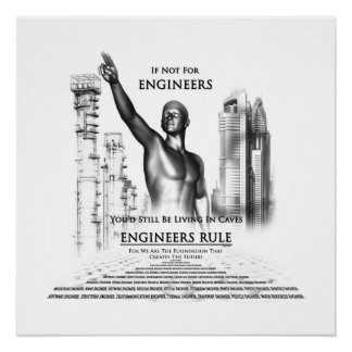 Poster perfecto de reglas de ingeniería