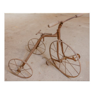 Poster PERFECTO DE TRICYCLE DE 1928 ANTIGUO