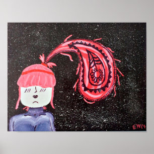 Poster perfecto del arte 11x14 de "Paisley"