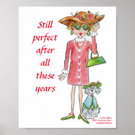 Póster Perfecto después de todos estos años texto