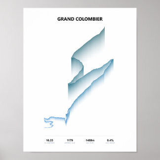 Póster Perfil de ascenso del Grand Colombier