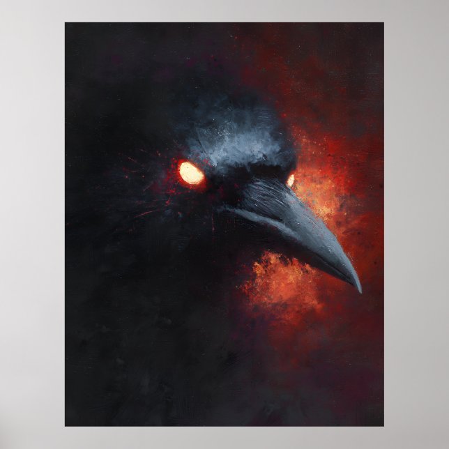 Póster Perfil de Cuervo del Infierno (Frente)