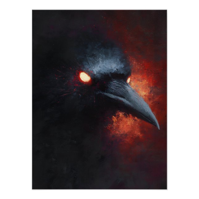 Póster Perfil de Cuervo del Infierno (Anverso)