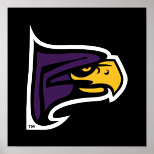 Póster Perfil de mascota del halcón de Hunter College