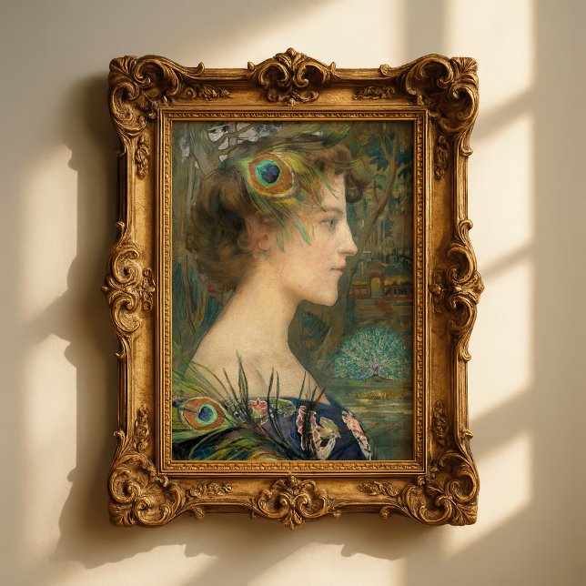 Póster Perfil de pavo real | Edgard Maxence (Subido por el creador)
