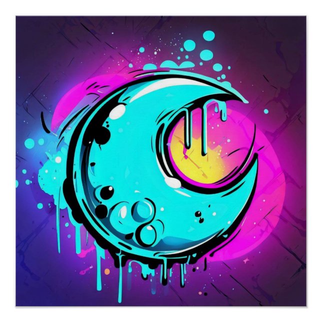 Póster Perforación lunar (Anverso)