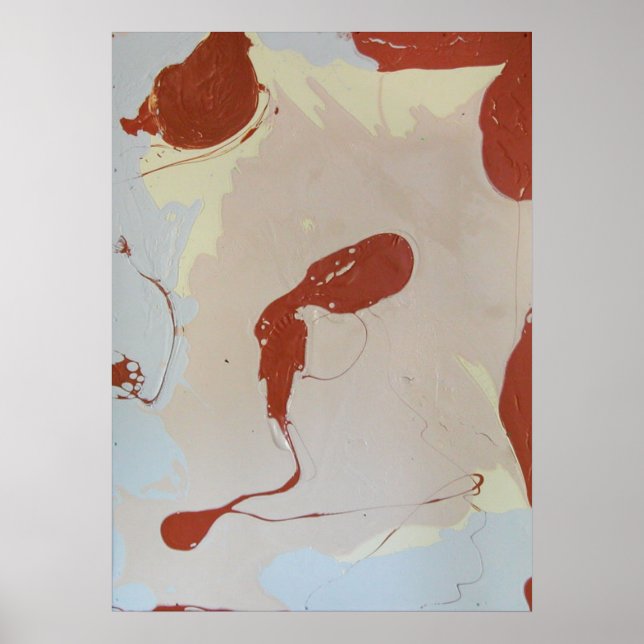 Póster Perforación Marshmallow tostada (Frente)