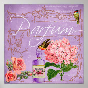 Póster Perfume Antiguo