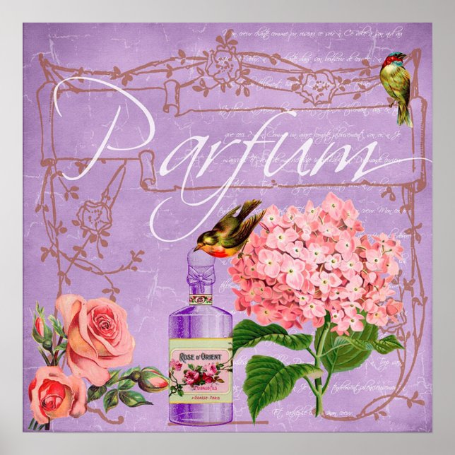 Póster Perfume Antiguo (Frente)