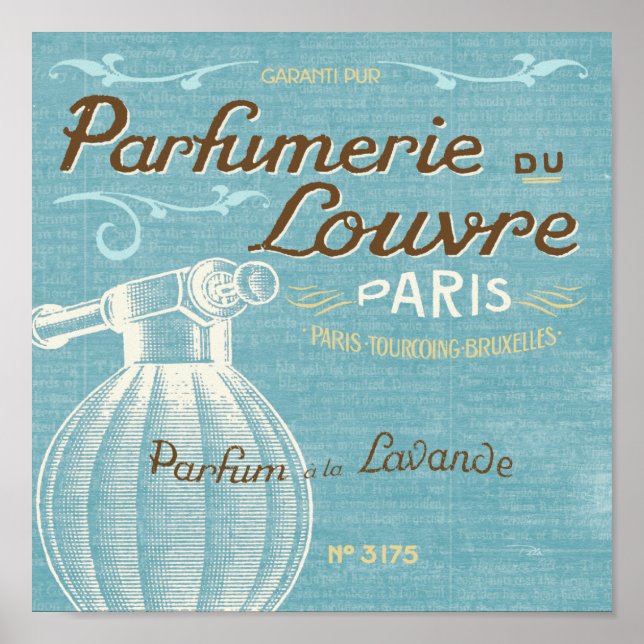 Póster Perfume francés (Frente)