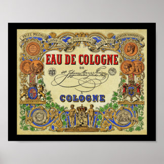 Póster Perfume romántico parisino 1868