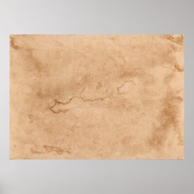 Póster Pergamino de textura antiguo de papel (Frente)