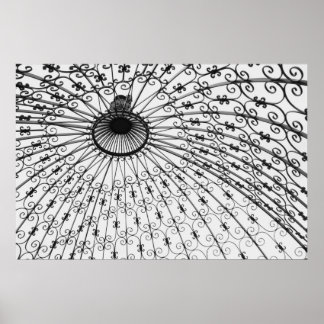 Póster Pérgola de Hierro, Jardines del Museo Gilcrease. 2