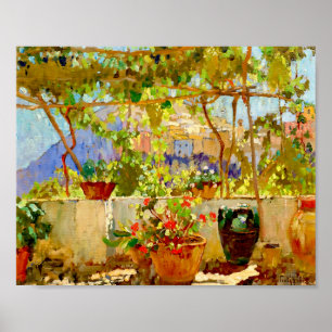 Póster Pérgola mediterránea de Konstantin Gorbatov