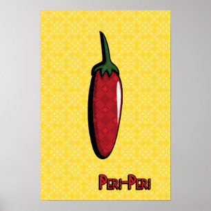 Póster Peri-Peri Chili Pepper Poster