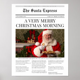 Póster Periódico de Navidades personalizados