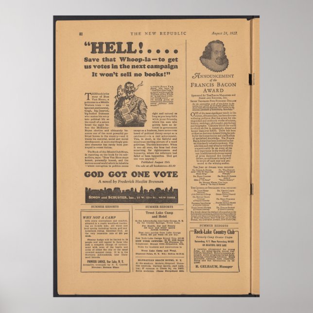 Póster Periódico Vintage (Frente)