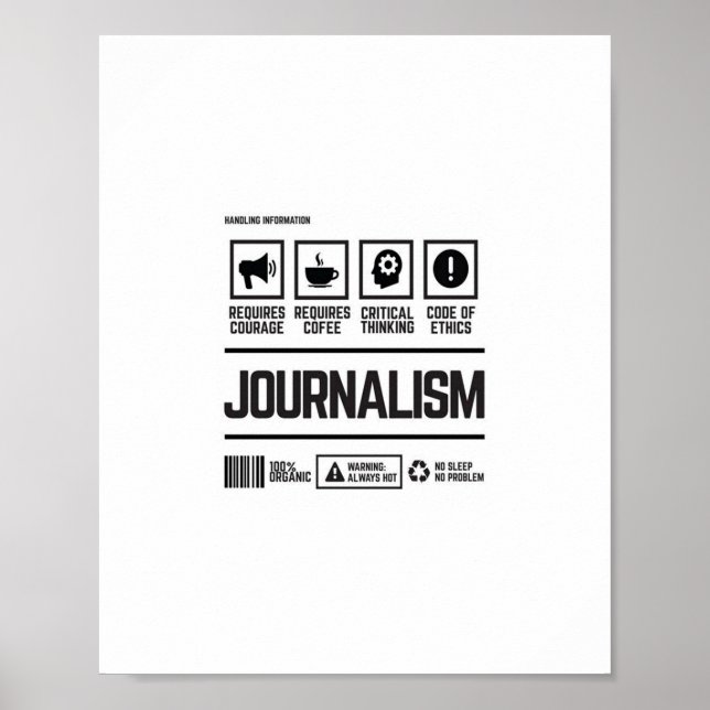 Póster periodismo (Frente)