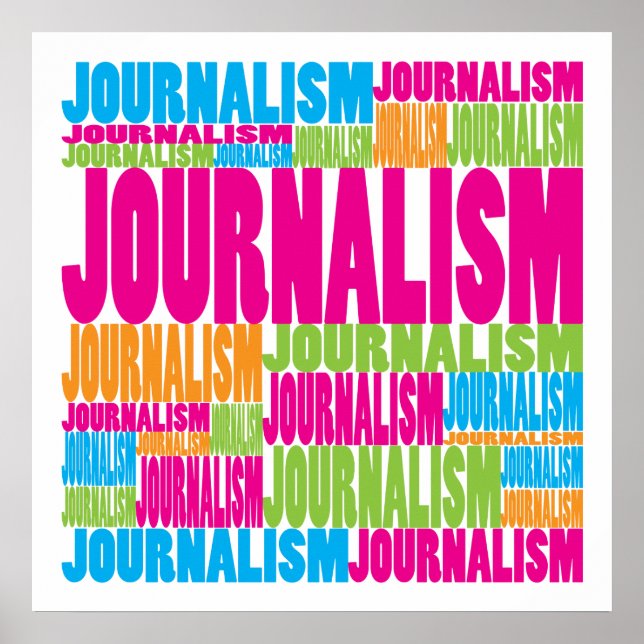 Póster Periodismo colorido (Frente)