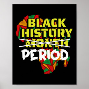 Póster Periodo de historia negra Mes de historia negra 1