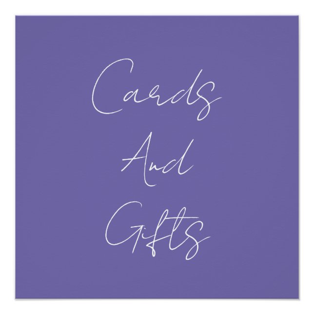 Póster Periwinkle Bridal Shower Baby Shower Boda 2024 (Anverso)