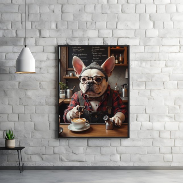 Póster Perk Up Pup: Frenchie Bar Brew (Subido por el creador)