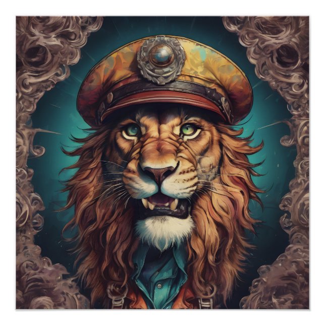 Póster Perkins el León (Anverso)