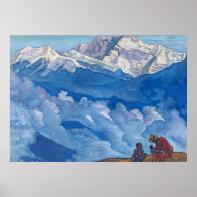 Póster Perla de la búsqueda, 1924 por Nicholas Roerich (Frente)