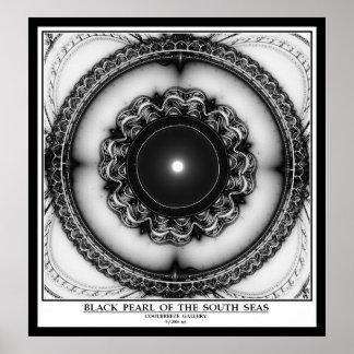 PÓSTER PERLA NEGRA DE LAS MARES DEL SUR