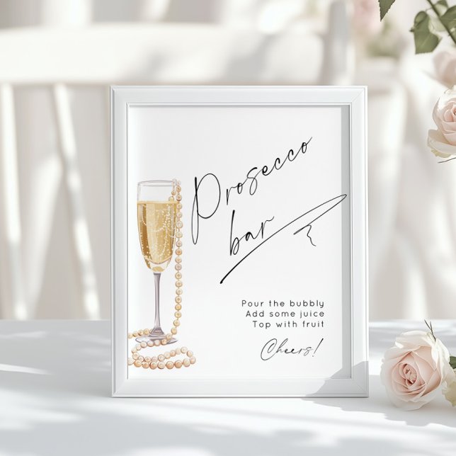 Póster Perlas de Prosecco Bar y ducha de novia Prosecco (Subido por el creador)