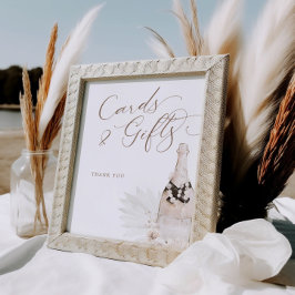 Póster Perlas neutrales y Rótulo de regalos de tarjetas d