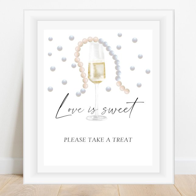 Póster Perlas y amor a Prosecco son dulces (Subido por el creador)