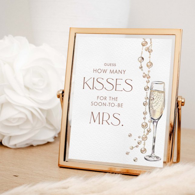 Póster Perlas Y Novias Del Prosecco Adivinan Cuántos Beso (Subido por el creador)