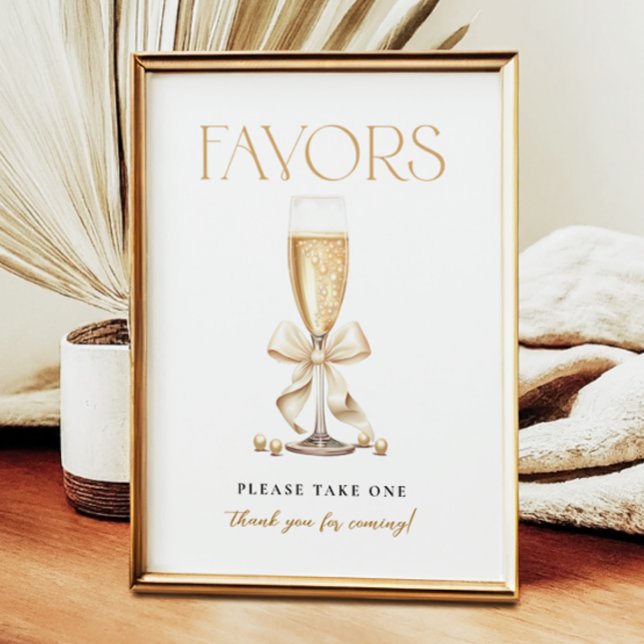 Póster Perlas y Prosecco Bridal Shower favorece el Rótulo (Subido por el creador)