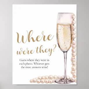 Póster Perlas y prosecco donde estaban las duchas de novi