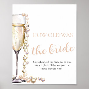 Póster Perlas y prosecco Qué edad tenía el juego de novia