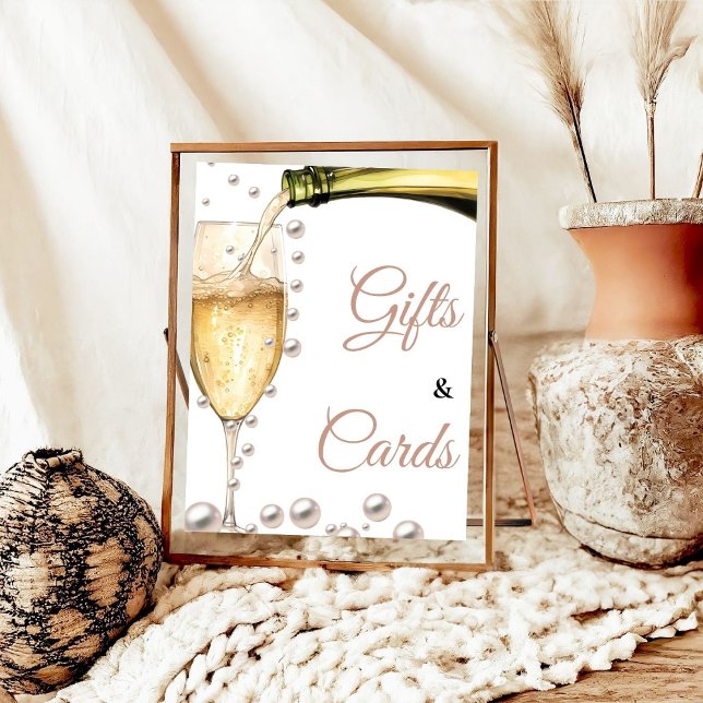 Póster Perlas Y Tarjetas De Ducha Bridal Prosecco (Subido por el creador)